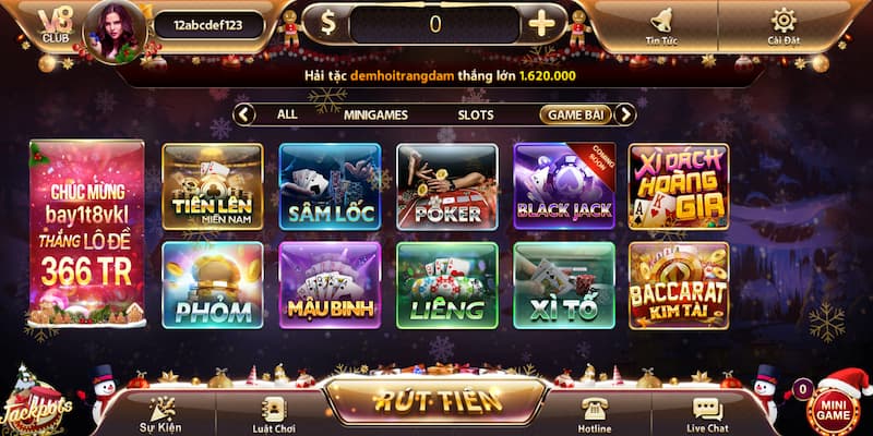 V8 club - Cổng game bài đổi thưởng uy tín nhất năm 2023 5 Game bài siêu hấp dẫn